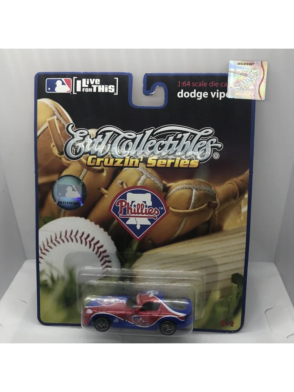 Ertl Collectibles 1/64 Phillies Dodge Viper